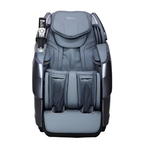 Rejuv Series Black Faux Leather Reclining 4D Massage Chair with Voice Recognition, Bluetooth Speakers and Heated Seat