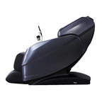 Rejuv Series Black Faux Leather Reclining 4D Massage Chair with Voice Recognition, Bluetooth Speakers and Heated Seat