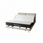 Elegant Modern White Double Bed Frame Luxury Leather Villa Smart Bed Adjustable Electric Cama Matrimonial Bedroom Set Furniture