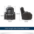 Levede Electric Massage Chair Zero Gravity Chairs Recliner Full Body